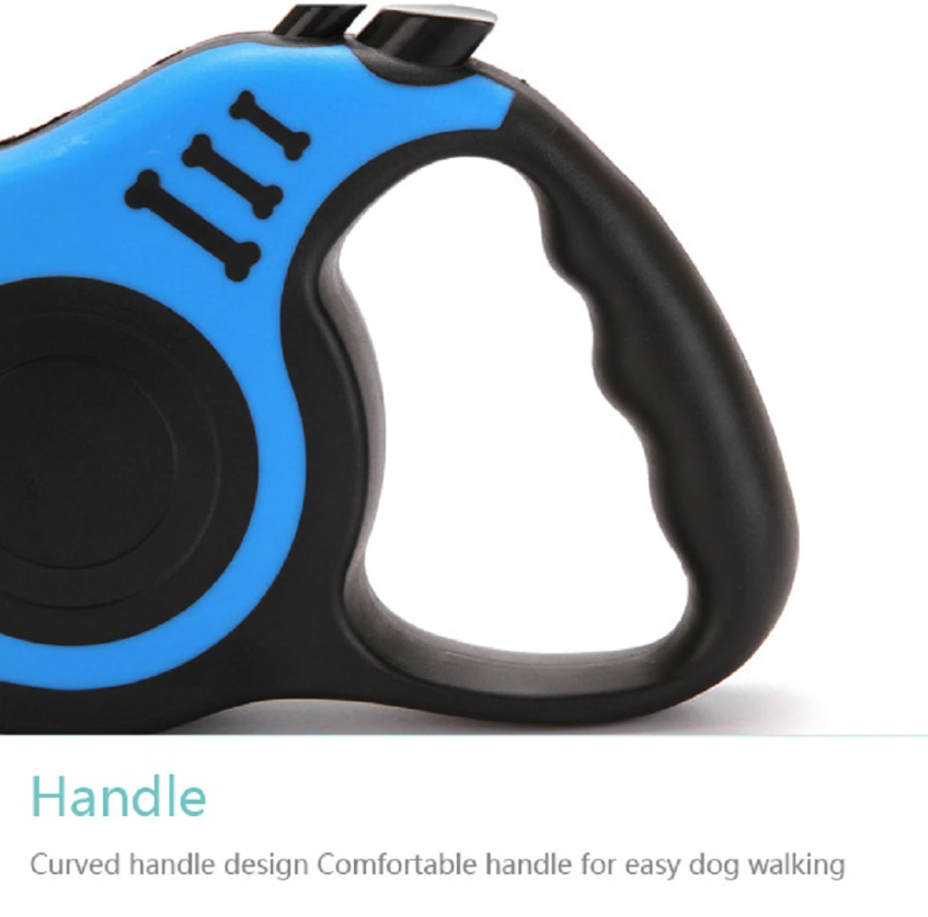 16.5FT Retractable Dog Leash with One-Touch Brake