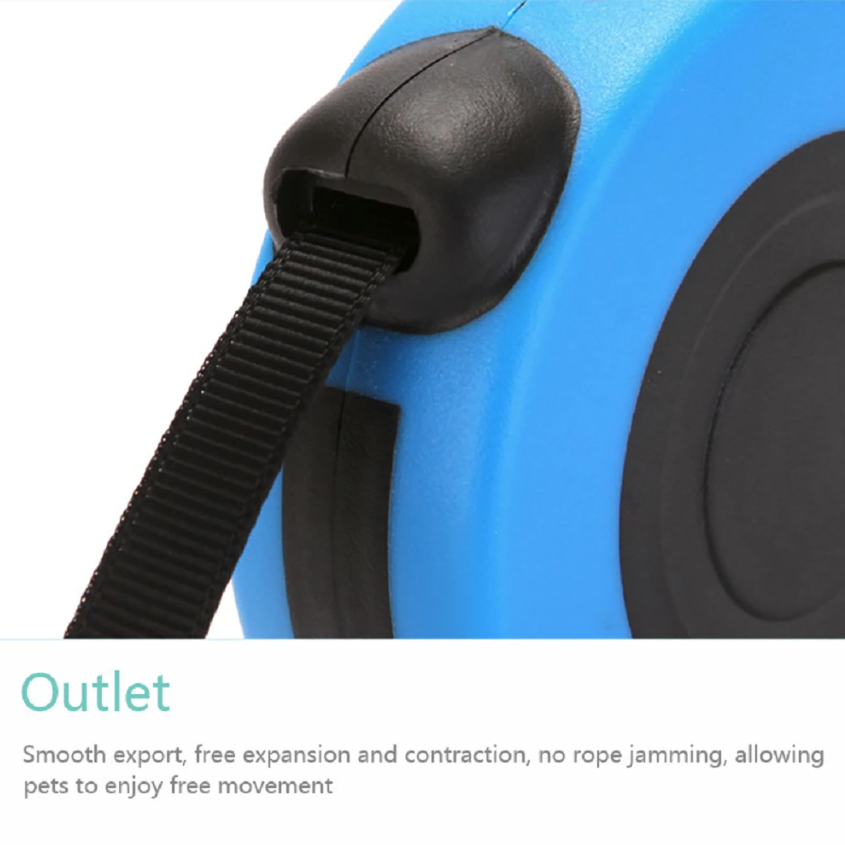 16.5FT Retractable Dog Leash with One-Touch Brake