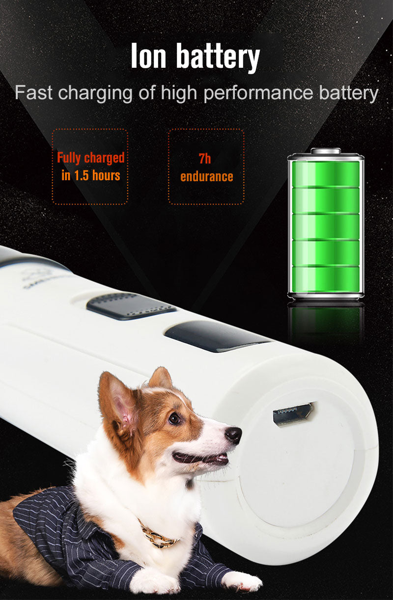Cordless Pet Nail Grinder – Low Noise & Rechargeable
