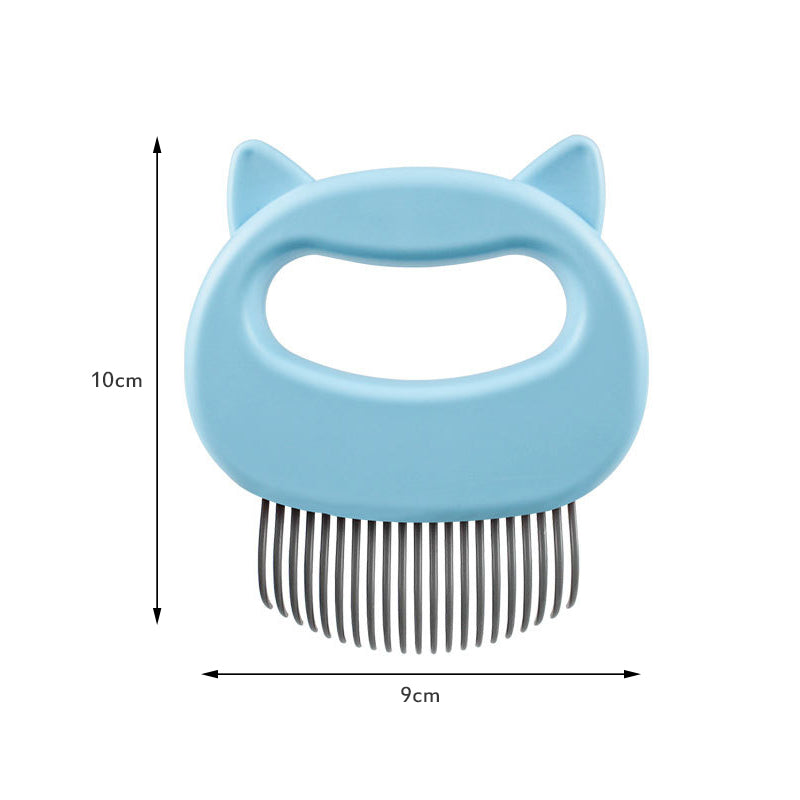 Cat Ear Pet Massage Brush – Grooming & Shedding Tool